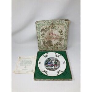 Royal Doulton Christmas Plate Bone China in Box 3rd In Series Vintage 1979